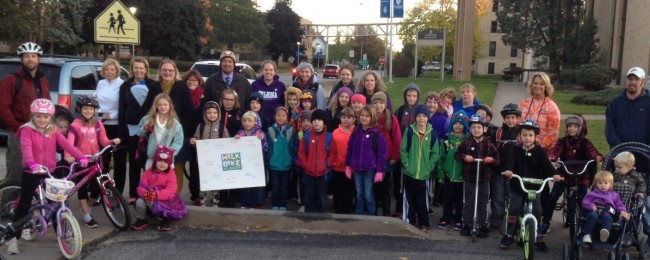 Jefferson STEM Walk to School October 2014
